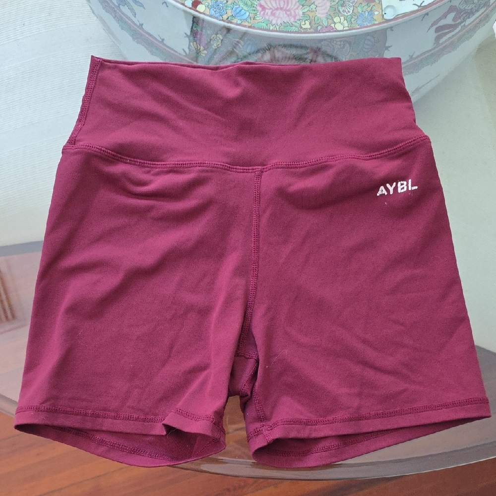AYBL Women's Dark Red Bike Shorts